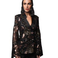 METROPOLITAN SEQUIN BLAZER