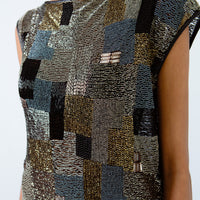 HERITAGE HUES BEADED DRESS