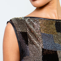HERITAGE HUES BEADED DRESS