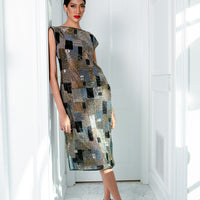 HERITAGE HUES BEADED DRESS