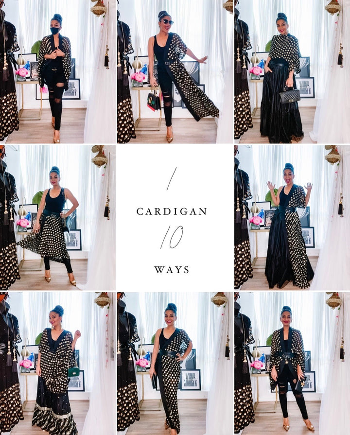 1 CARDIGAN 10 WAYS