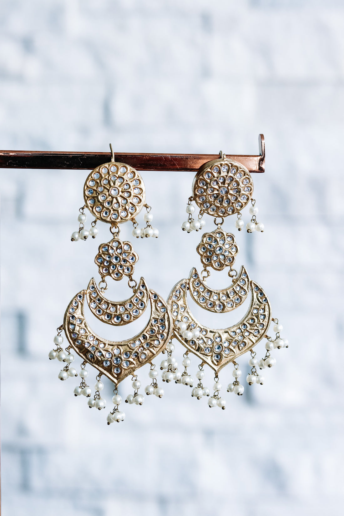 KUNDAN PEARL EARRINGS