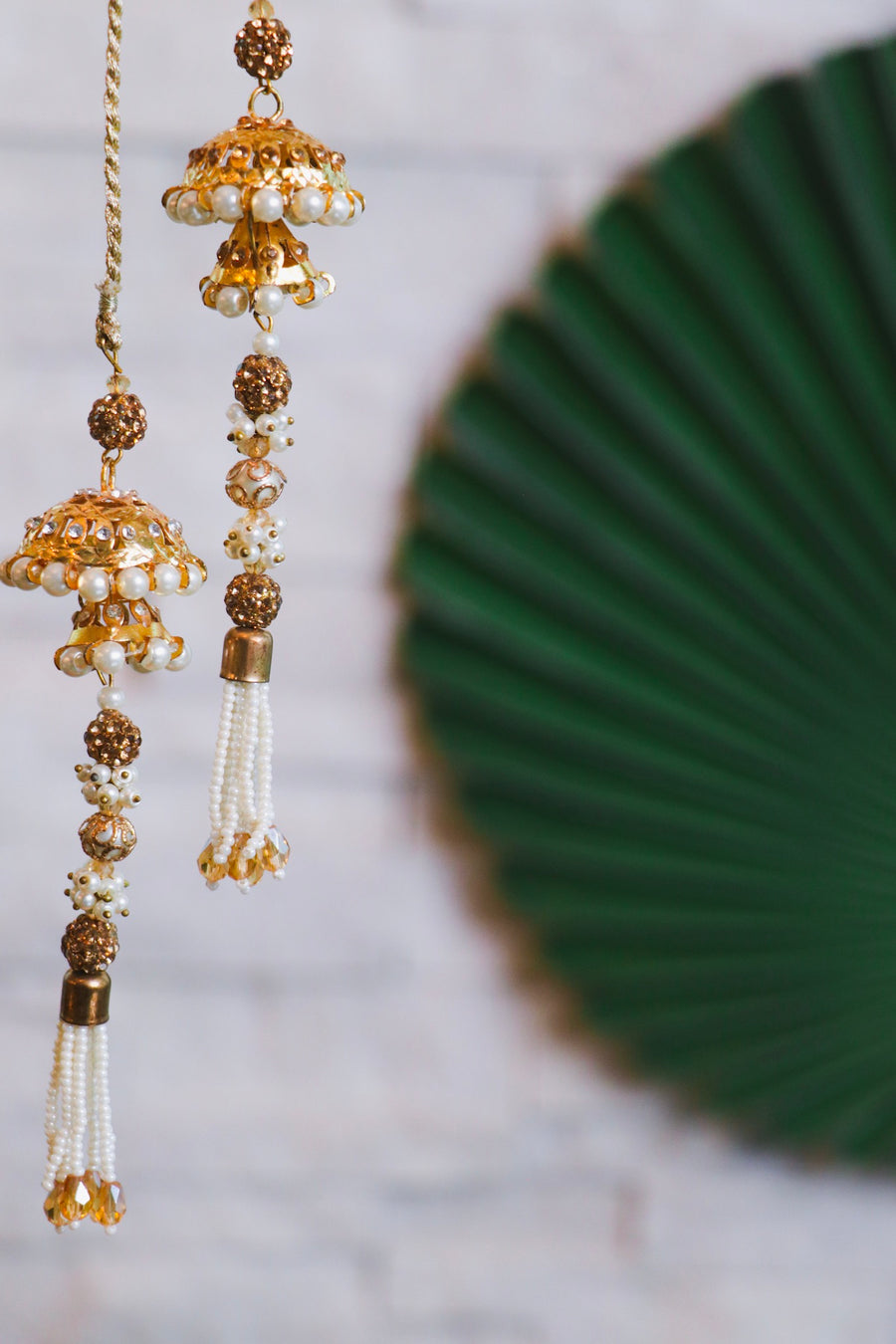 DOUBLE JHUMKI DORI NECKLACE